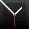 A simple, modern, monochrome 12hr digital clock to use while charging your iPhone