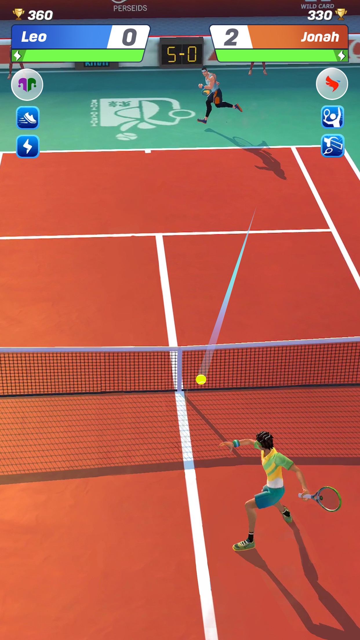 Tennis Clash：Sports Stars Game screenshot 1