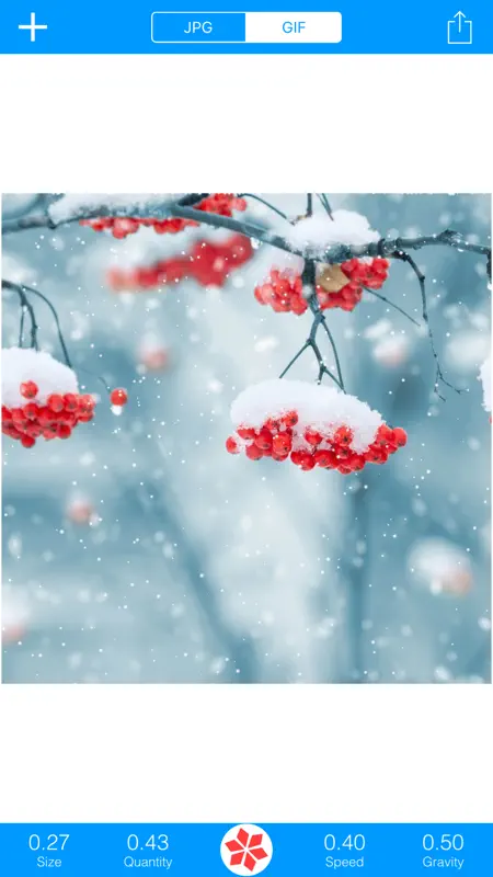 Snowing: GIF&JPG screenshot 3 of 3