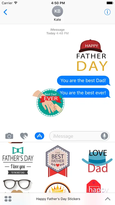 Happy Father's Day Sticker