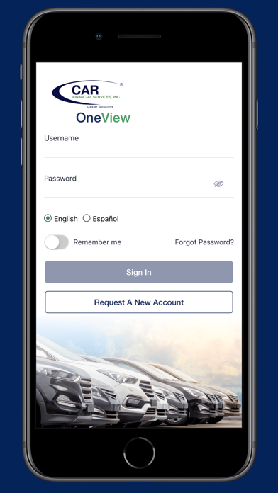 CAR OneView Screenshot