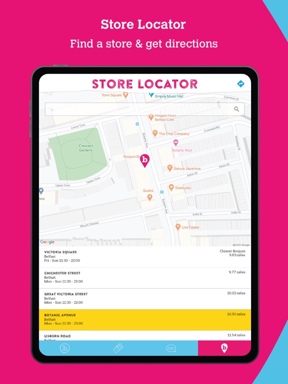 Boojum iPad screenshot 4 - Food & Drink app