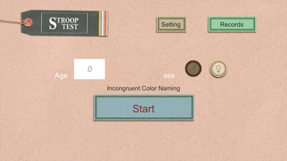 Screenshot #1 pour Hacaro - StroopTest
