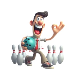 Wacky Ten Pin Bowling Stickers
