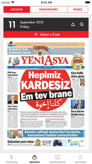 Yeni Asya E-Gazete screenshot 3