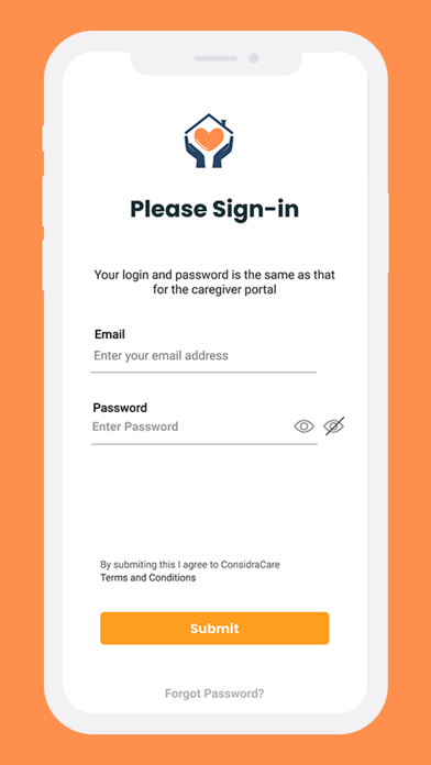 ConsidraCare Caregiver Screenshot