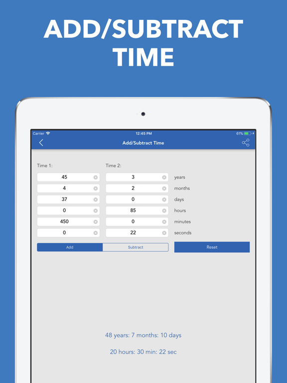 Screenshot #6 pour Date & Time Calculator(9 in 1)