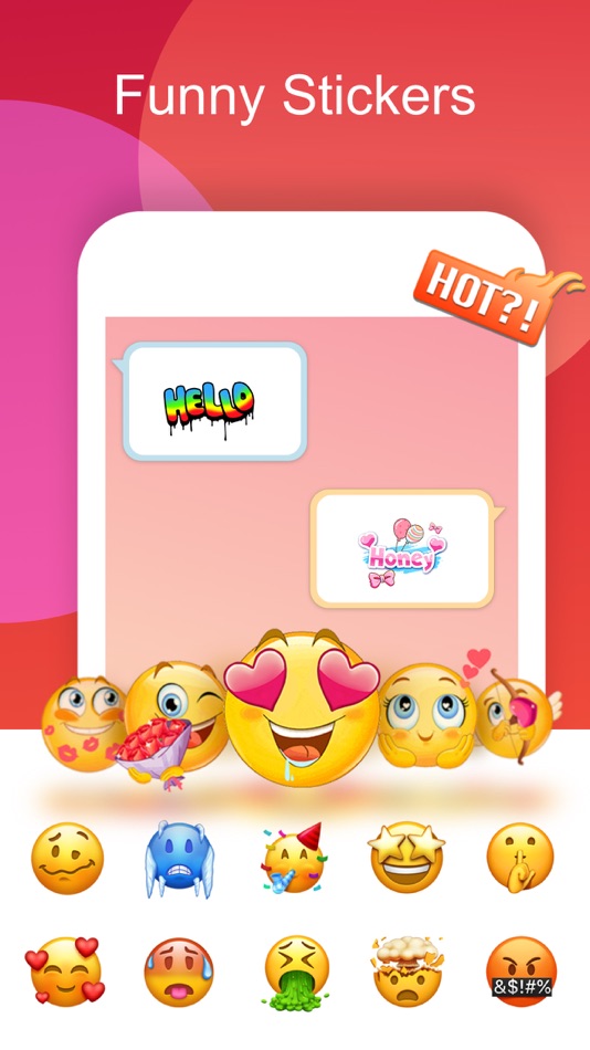 #4. FUN Keyboard -Emoji & Themes (iOS) بواسطة: Shenzhen Xindubowang Technology Co., Ltd.