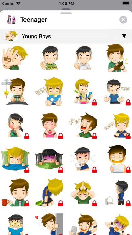 Teen Emoji Stickers screenshot-5