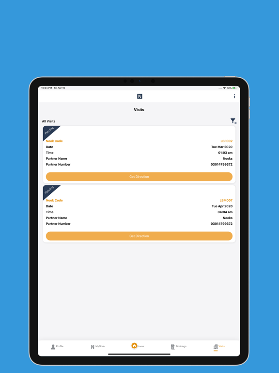 Nooks - find your nook iPad screenshot 6 - Travel app