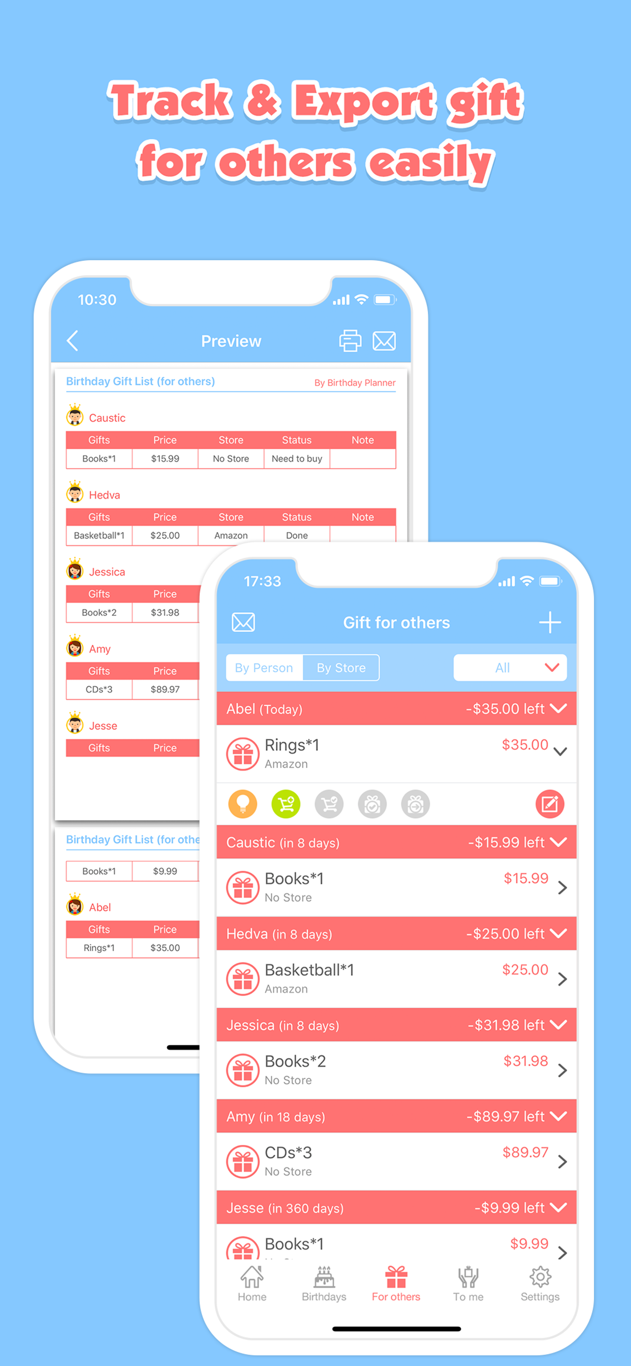 Birthday Planner Pro screenshot 5