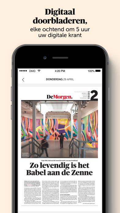 De Morgen - Nieuws Screenshot