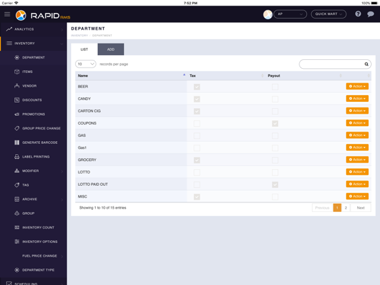 Rapid Portal iPad screenshot 5 - Business app