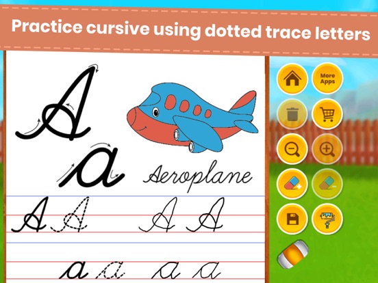 Abc Cursive Writing Practice iPad screenshot