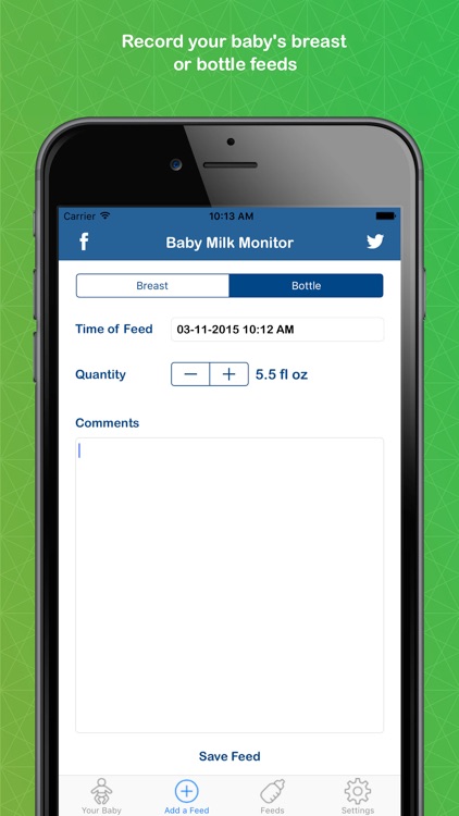 AI Baby Tracker: Breast Bottle