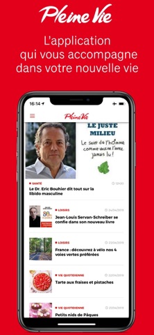 Pleine Vie iPhone screenshot