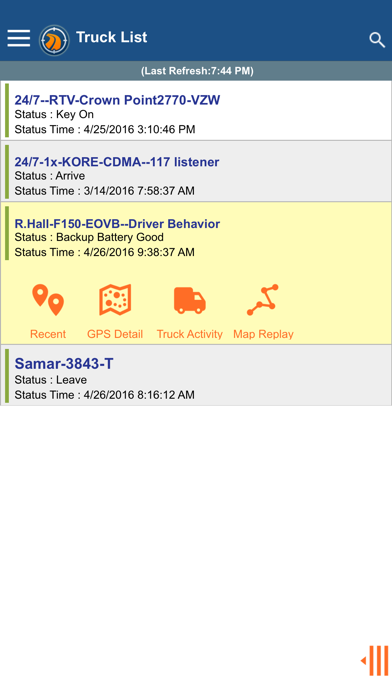 Screenshot #1 pour NetTrack Mobile