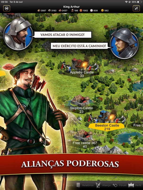 Lords & Knights - Medieval MMO screenshot 9