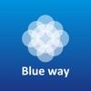 Blue way icon