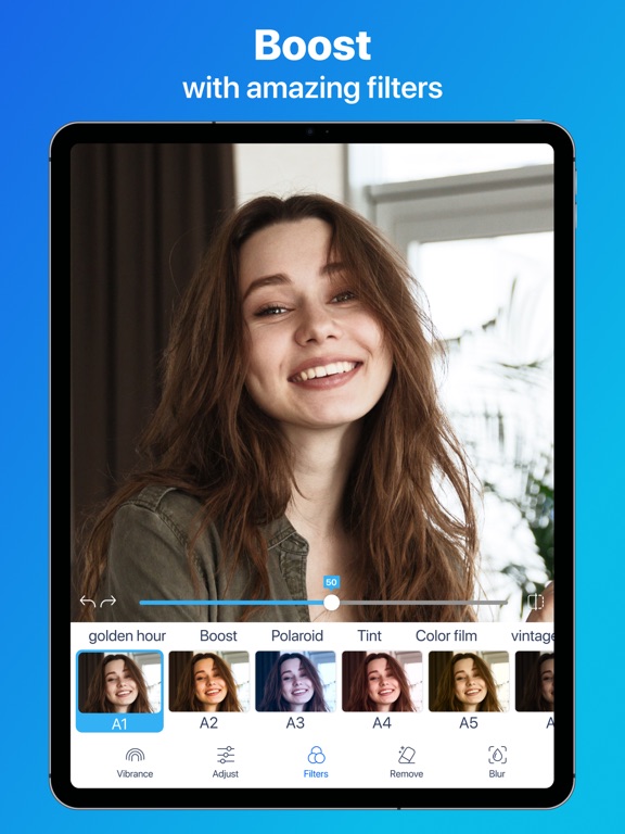 Charm - AI Selfie Photo Editor iPad screenshot 9 - Photo & Video app