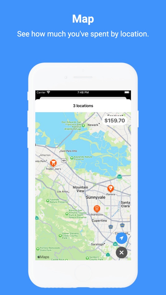 #5. seventytwo: Expense Tracker (iOS) 由: Josh Rondestvedt