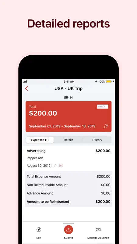 Zoho Expense: Travel & Expense screenshot 6 of 8