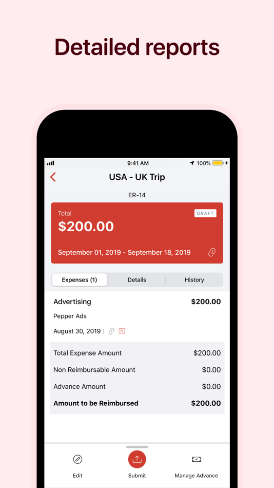 #6. Zoho Expense: Travel & Expense (iOS) By: Zoho Corporation