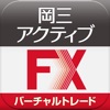 岡三アクティブFX バーチャルトレード for iPad icon