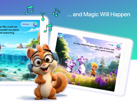 Storyverse: Stories for Kids iPad screenshot 3 - Book app