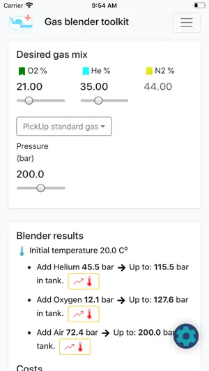 Gas Blender Toolkit screenshot 2