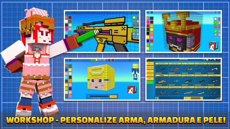 Cops N Robbers (FPS): 3D Pixel screenshot 7