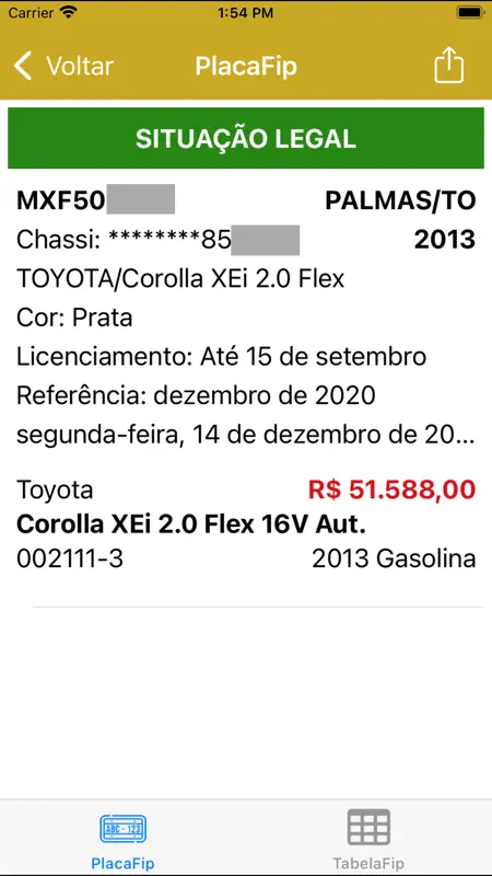 PlacaFip screenshot 2 of 5