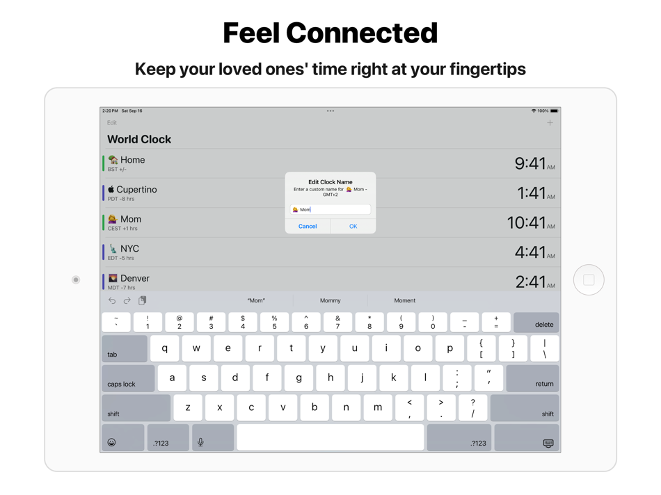 #2. World Clock Timezone Converter (macOS) Podle: Lasmit TLB Ltd