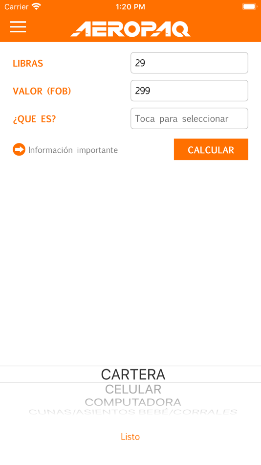 #3. Aeropaq (iOS) By: AEROPAQ SRL