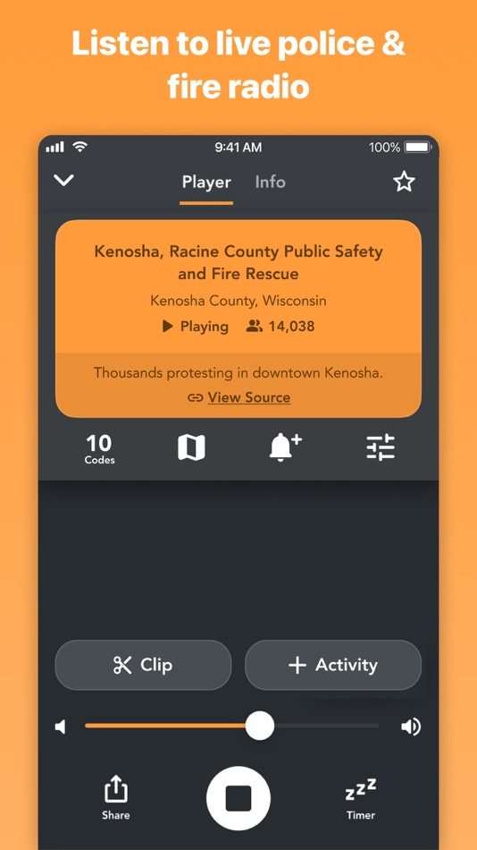 Police Scanner Radio & Fire - 2.2.23 - (iOS)