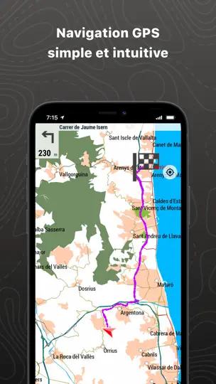 Capture d'écran de TwoNav 6 : Routes Et Cartes sur iPhone 4