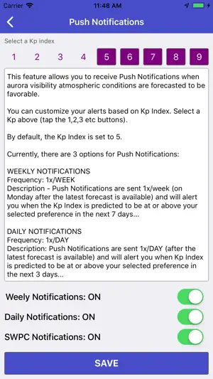 Aurora Forecast & Alerts screenshot 3