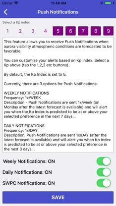 Aurora Forecast & Alerts screenshot 3