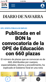 Diario de Navarra screenshot 1