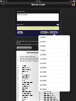 Morse Code iPad image 2