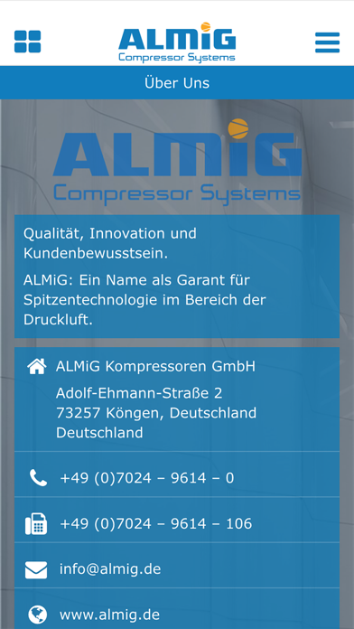Druckluft Rechner von ALMiG screenshot