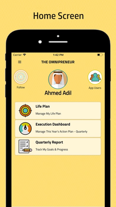 The Omnipreneur iPhone screenshot 4 - Productivity app