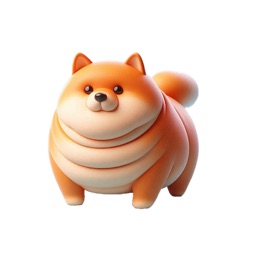 Fat Shiba Inu Stickers