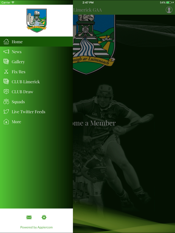 Limerick GAA iPad screenshot 2 - Sports app