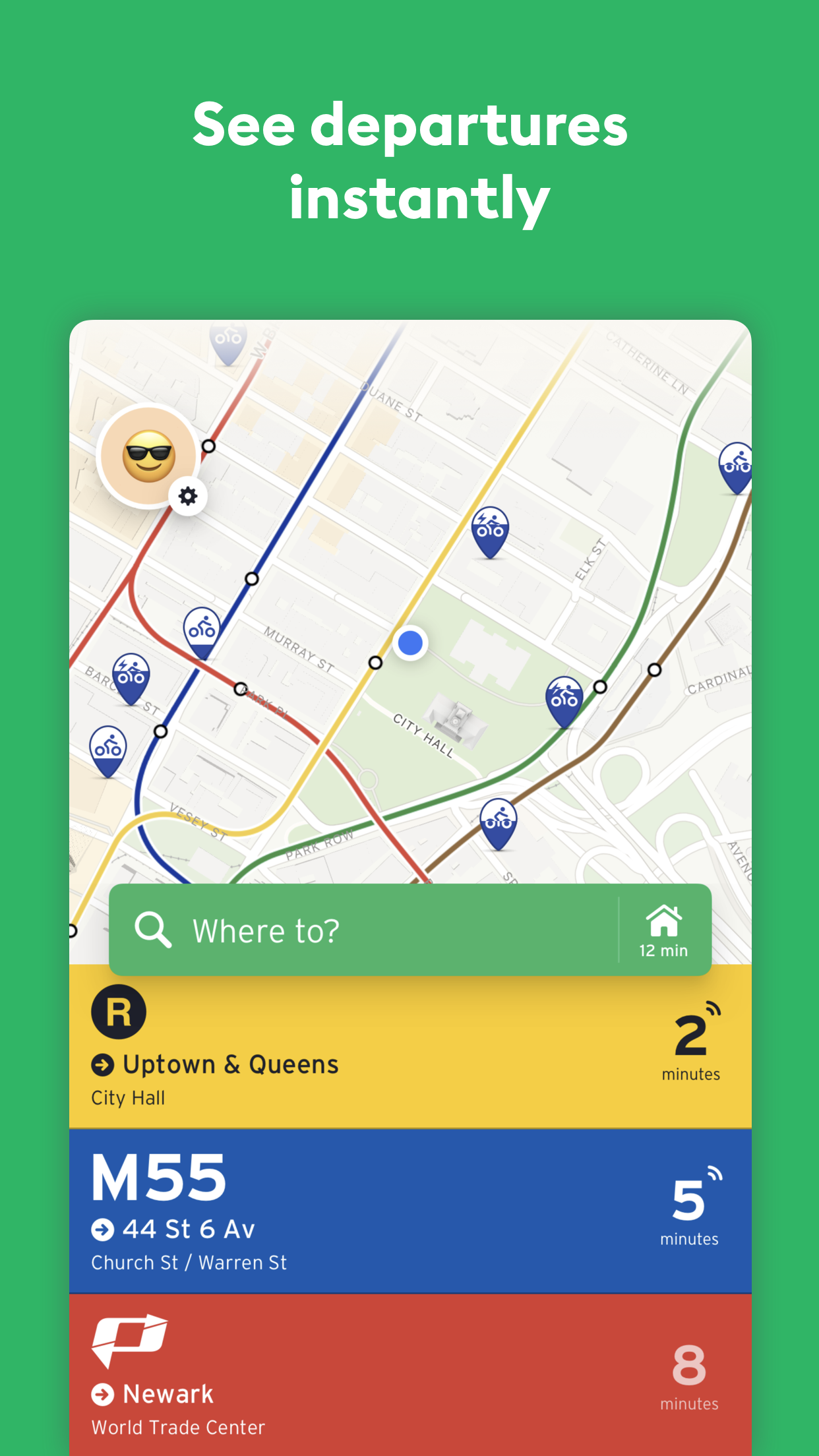 Transit • Subway & Bus Times screenshot 1