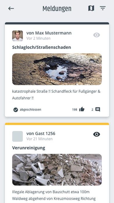 Screenshot #2 pour DU BIST GEMEINDE! Mängelmelder