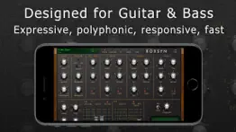 roxsyn guitar synthesizer iphone capturas de pantalla 2