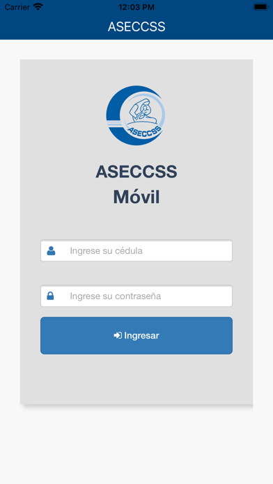 ASECCSS Móvil Screenshot