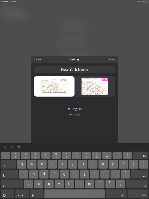 Territory Card iPad screenshot 8 - Utilities app