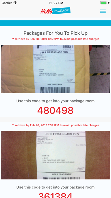 HelloPackage iPhone screenshot 2 - Shopping app